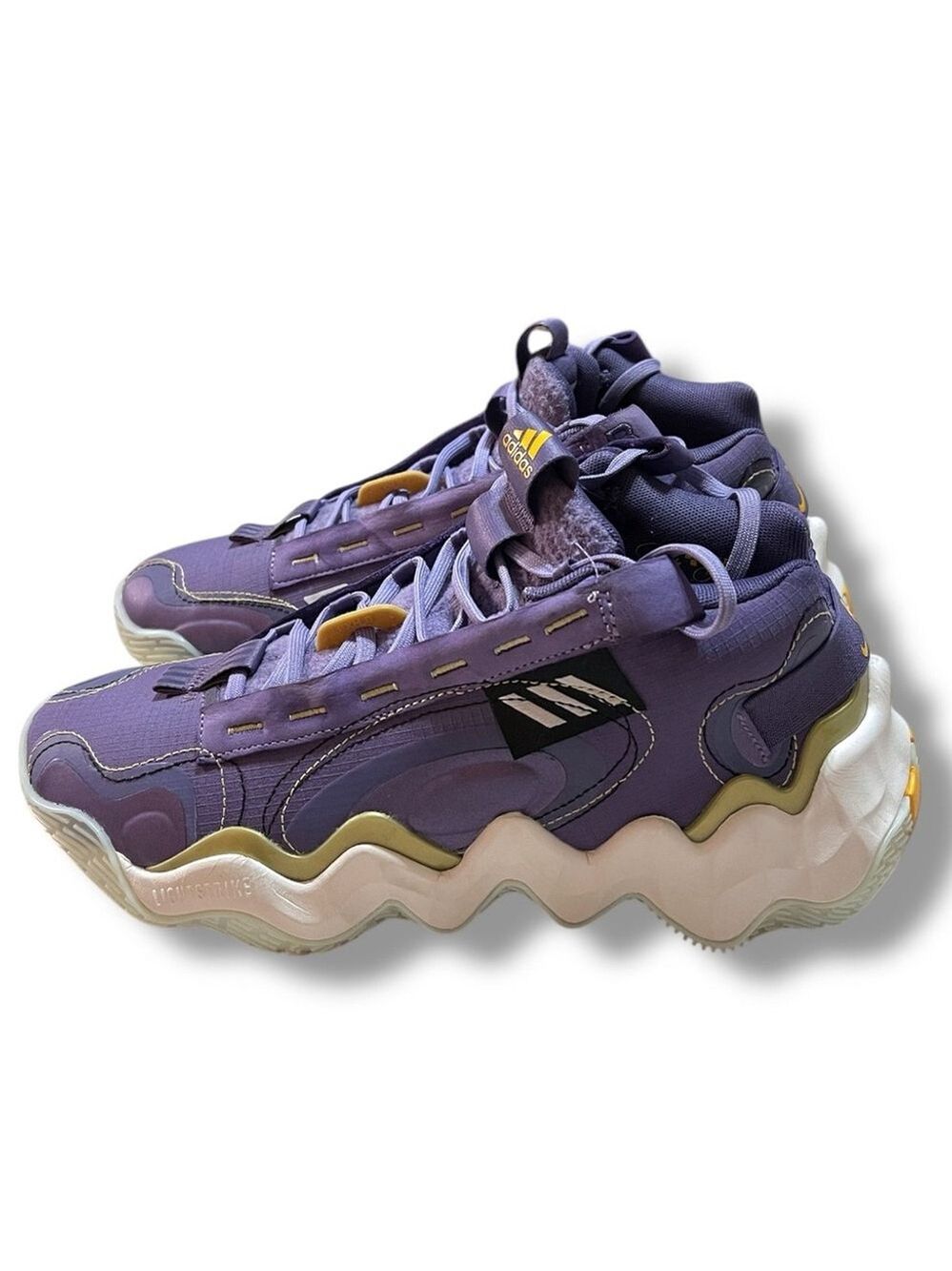 Adidas Exhibit B Candace Parker Mid Basketball Shoes Sneakers Size 10 Women’s - Picture 4 of 12